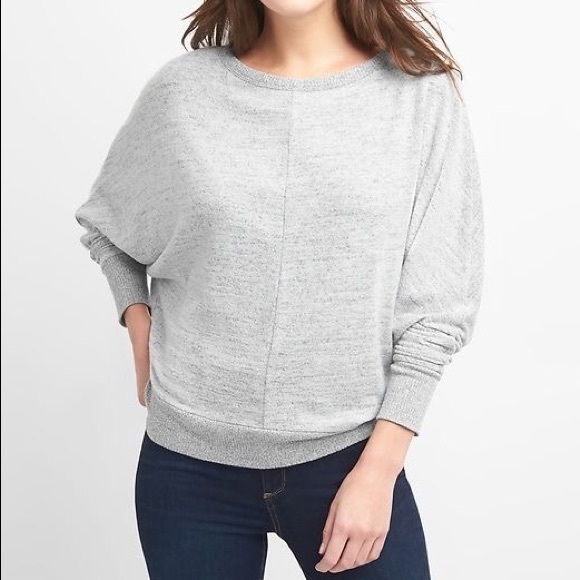 Gap Softspun Dolman Pullover Charcoal 